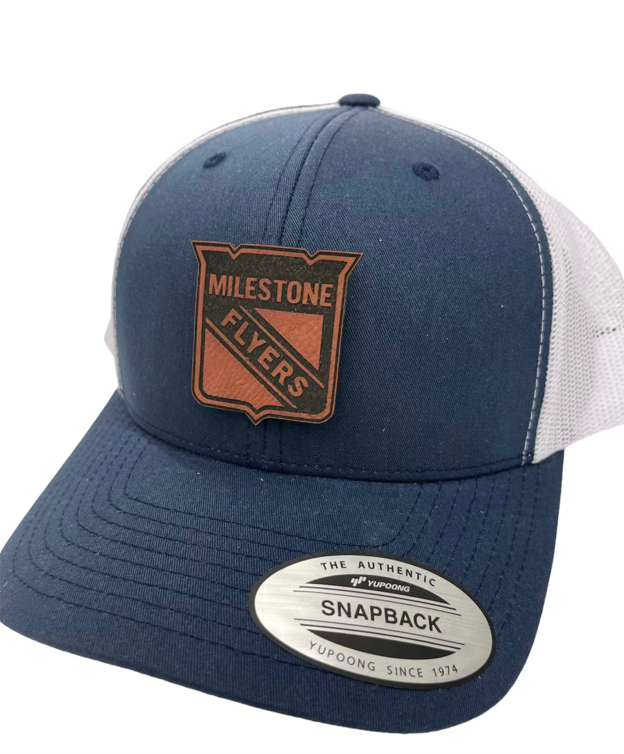 Yupoong Snap Back with Leatherette patch