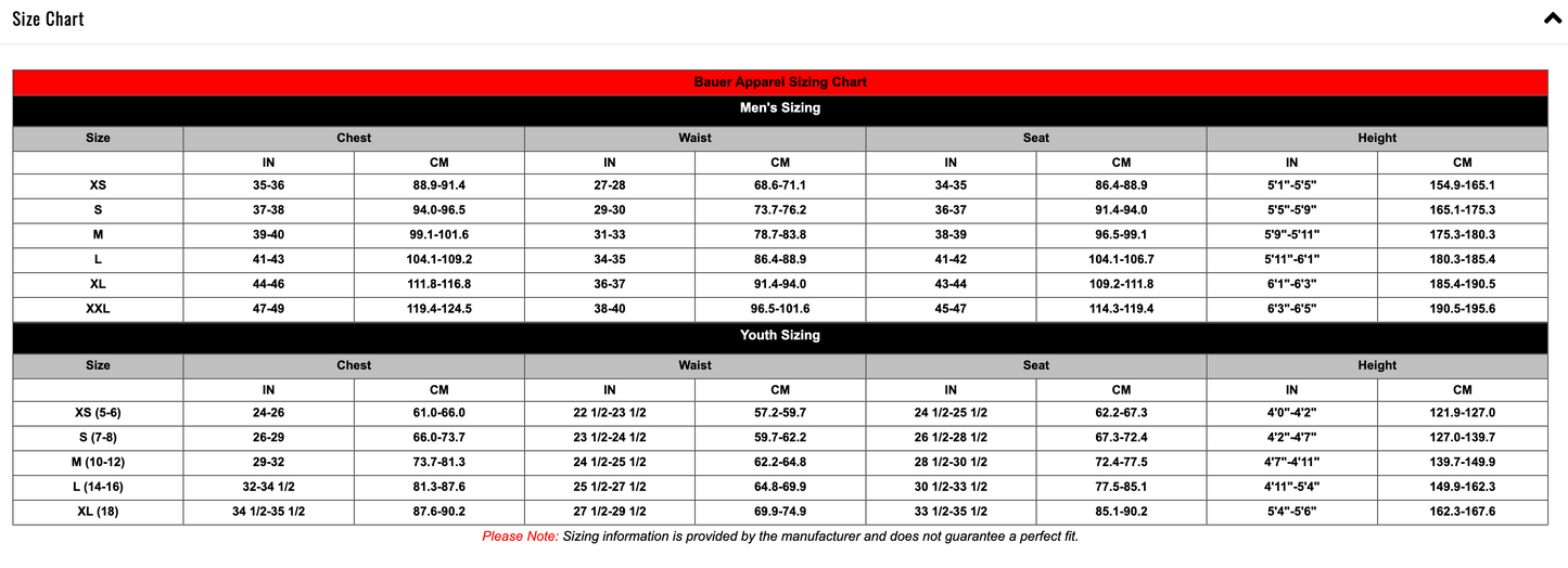 Bengough Hockey- Bauer Team Lightweight Pants - Adult and Youth