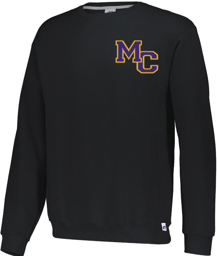 Cougars Store - Adult Russell Crew - Varsity MC Graphic
