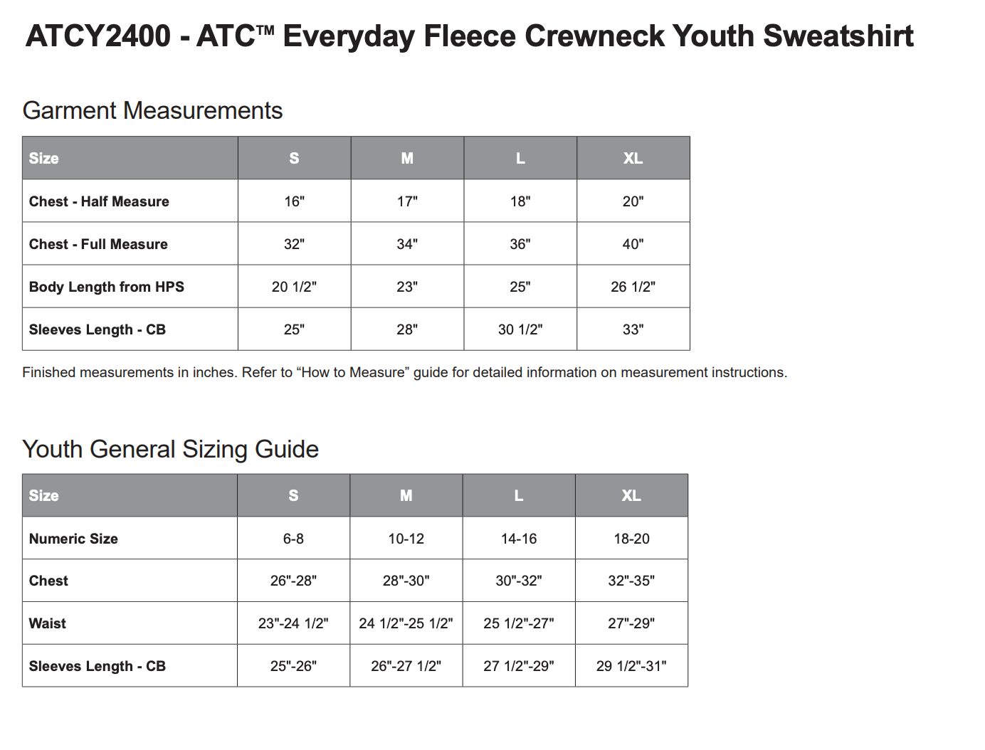 YG School - ATC Crewneck - Grunge Graphic ( Adult and Youth)