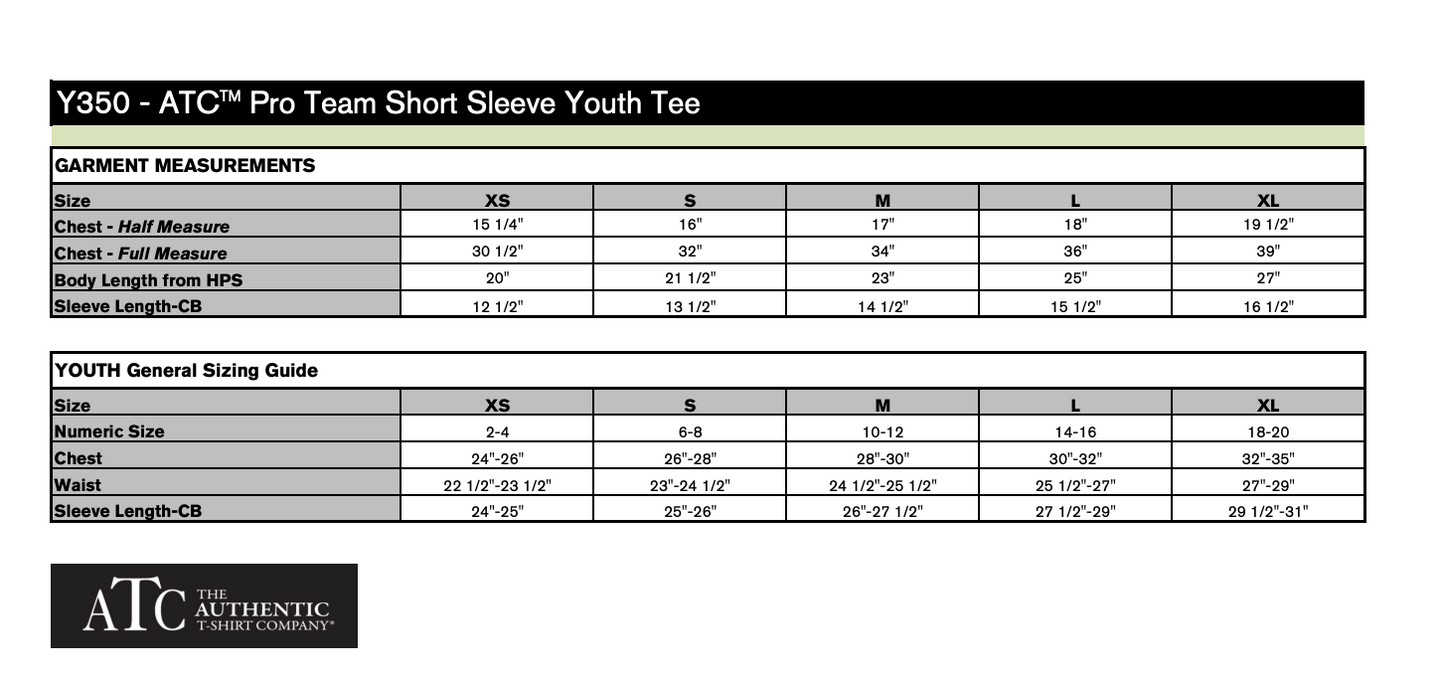 YG School - Athletic Long Sleeve - ( Youth and Adult)