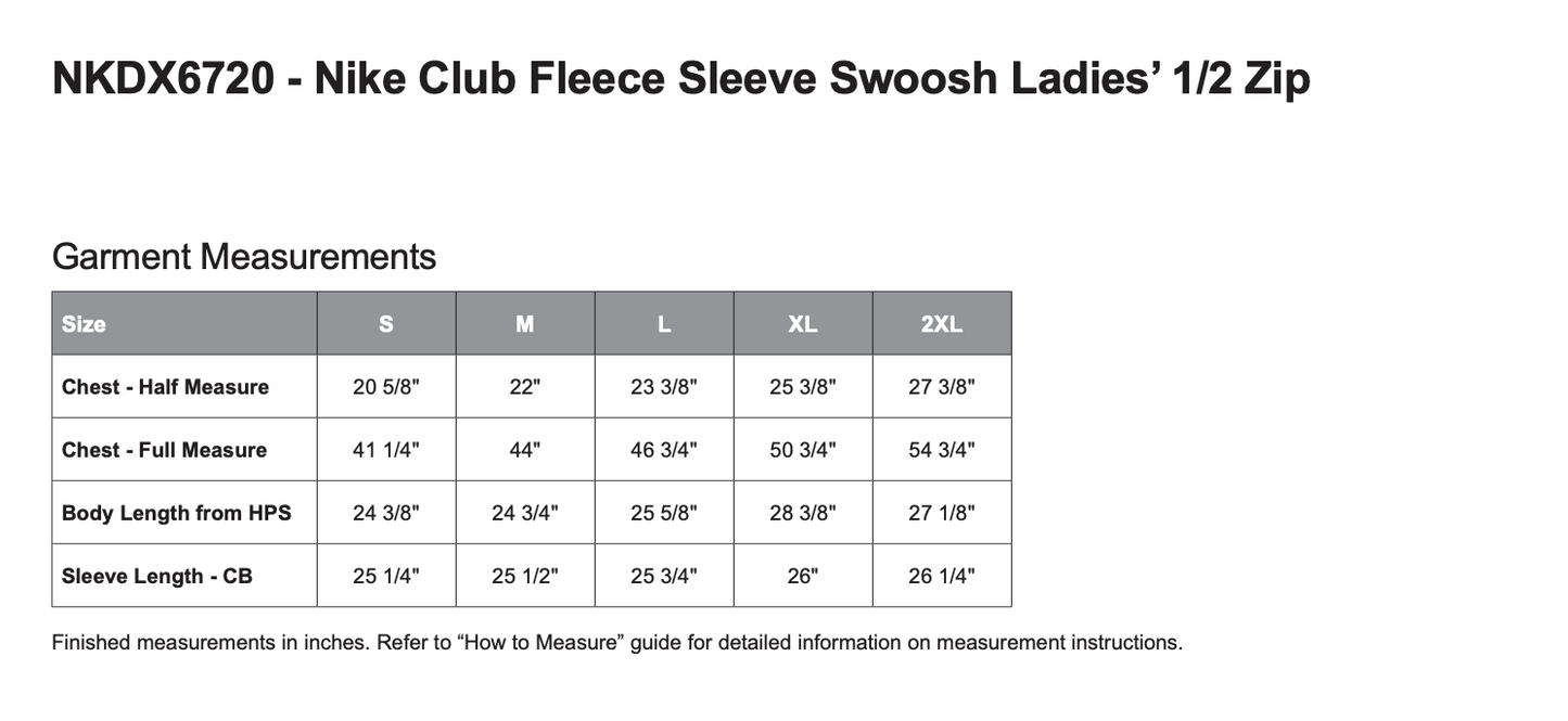 Flyers Nike 1/2 Zip - Adult