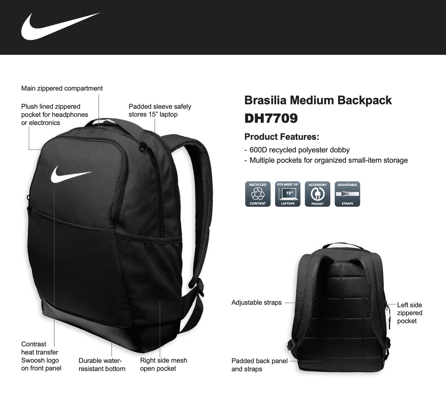 Aggies - Medium Nike Backpack
