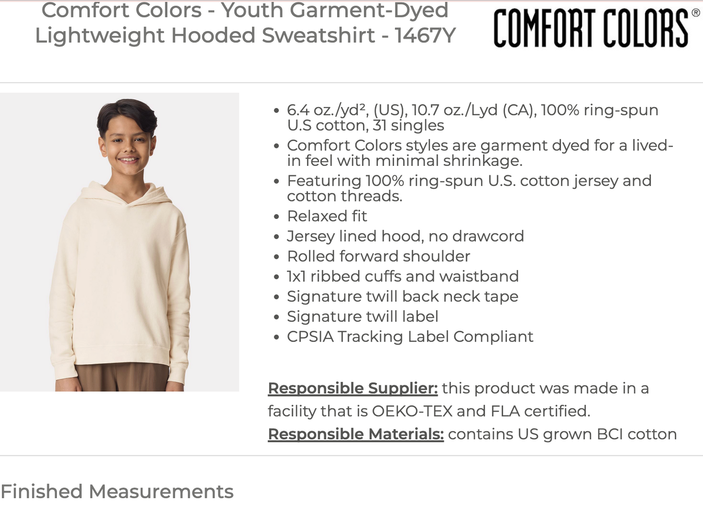 EWCS - Comfort Colors Hoodie - Wolverines Overlay