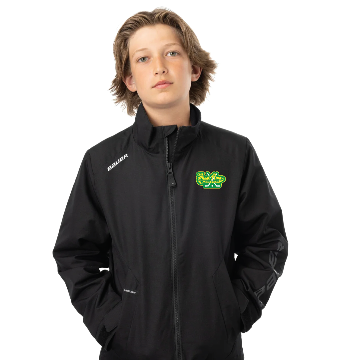 Wheat Kings - Bauer Team Lightweight Jacket - Youth ( LIMITED STOCK)