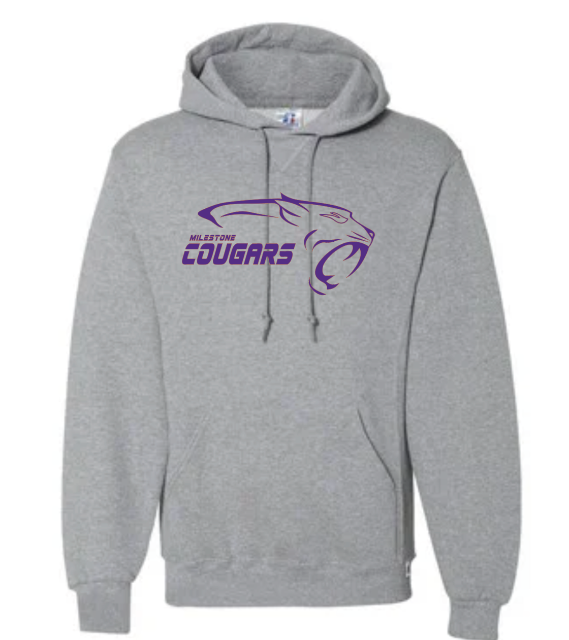 Russell hoodie - Adult Sizes - Purple and gold logo