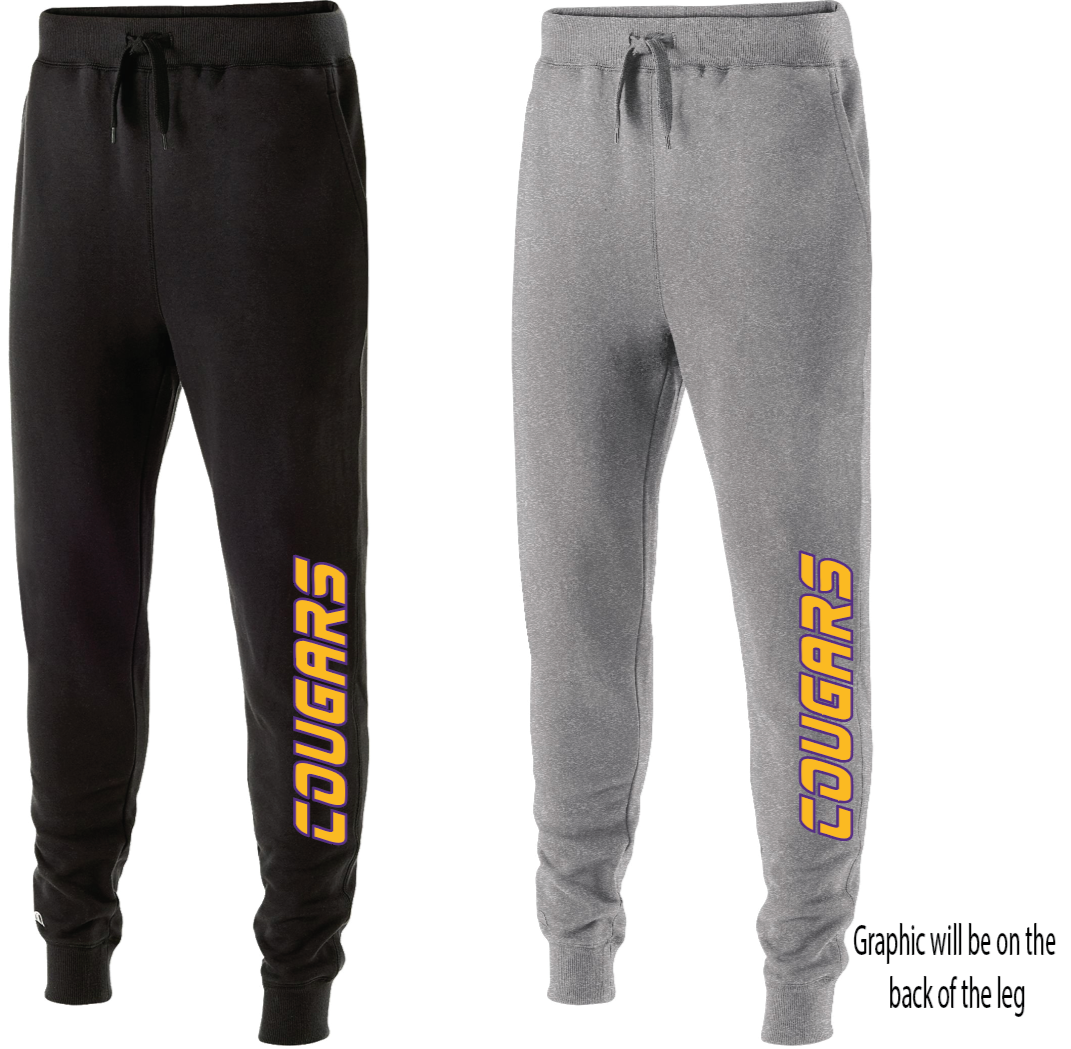 Milestone Cougars - Holloway 60/40 Hoodie - Joggers - Back Leg "Cougars"