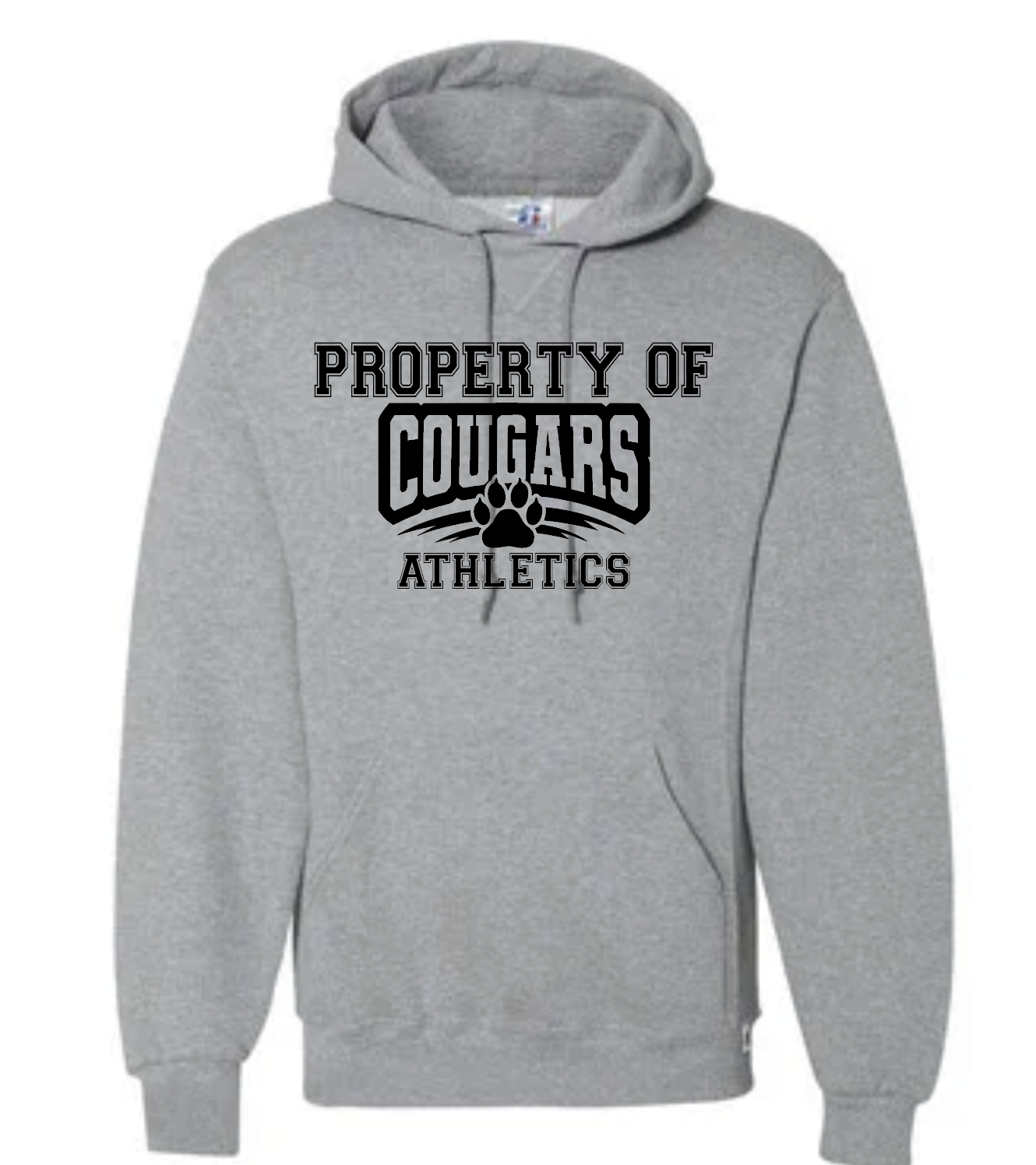 Russell hoodie - Adult Sizes - Property Of Cougars