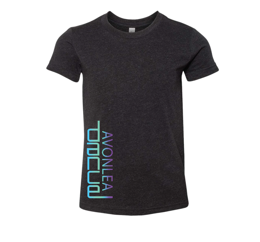 Graphic T-shirt - Avonlea Dance - side logo ( Adult and Youth)