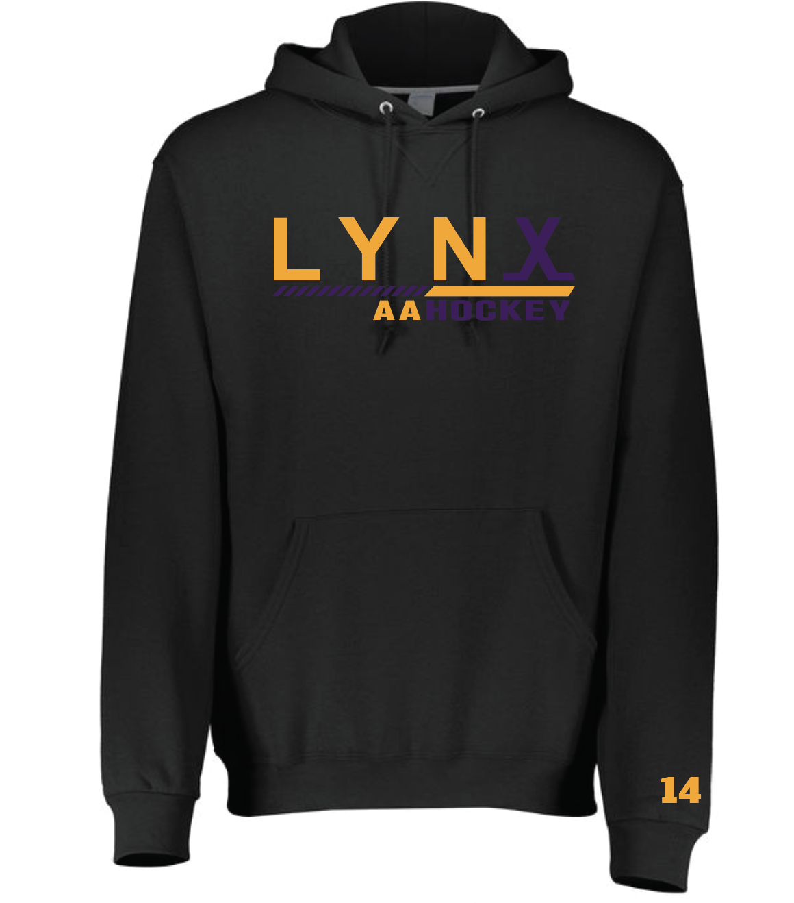 Russell hoodie - Adult Sizes - LYNX Hockey