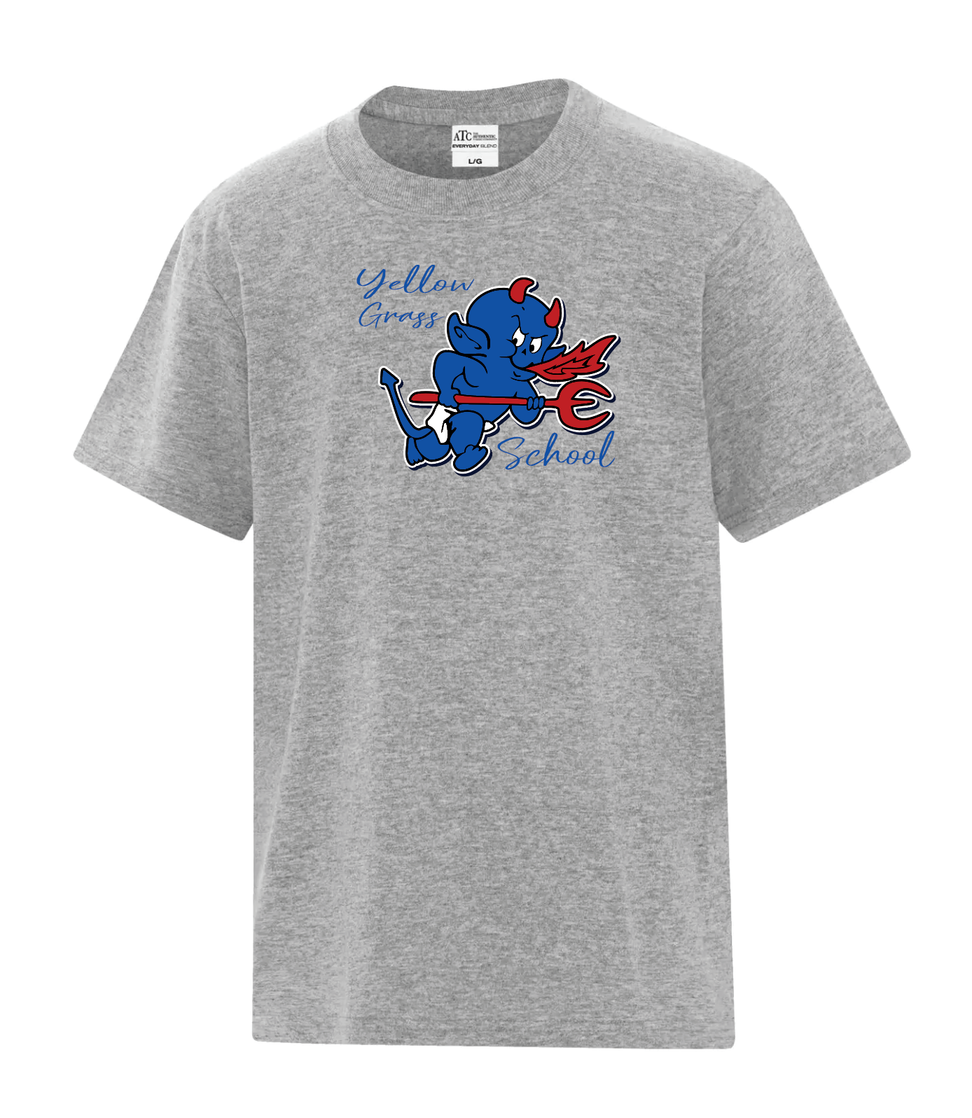 YG School - Graphic Tshirt - Blue Devil - (Adult and Youth)