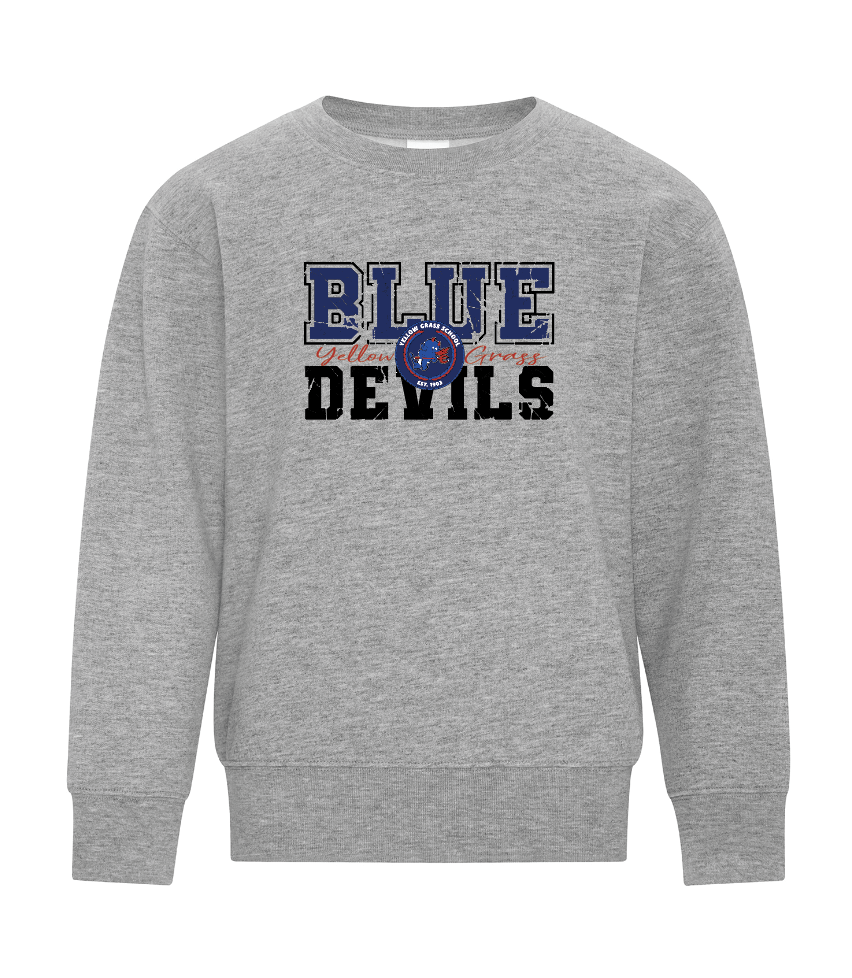 YG School - ATC Crewneck - Grunge Graphic ( Adult and Youth)