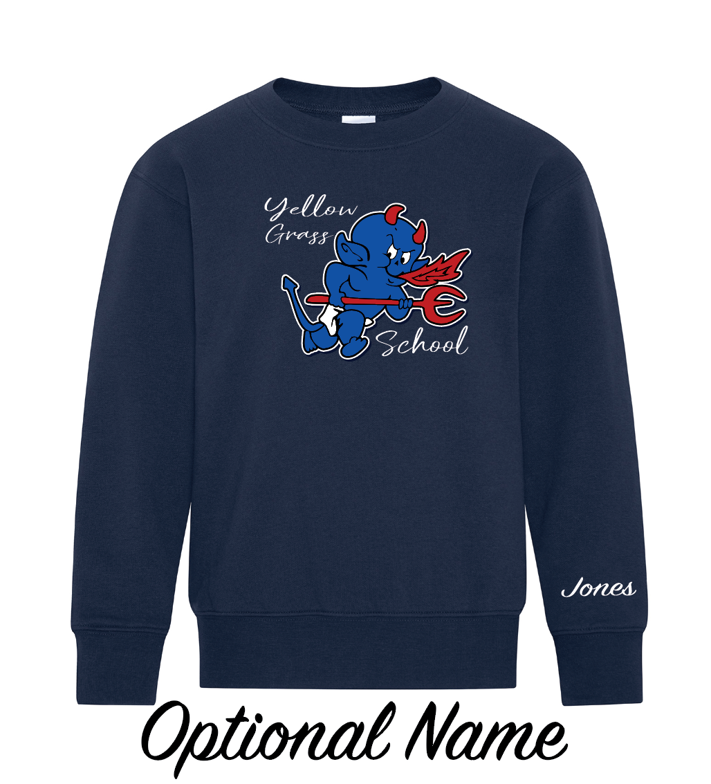 YG School - ATC Crewneck - Blue Devil ( Adult and Youth) (Copy)