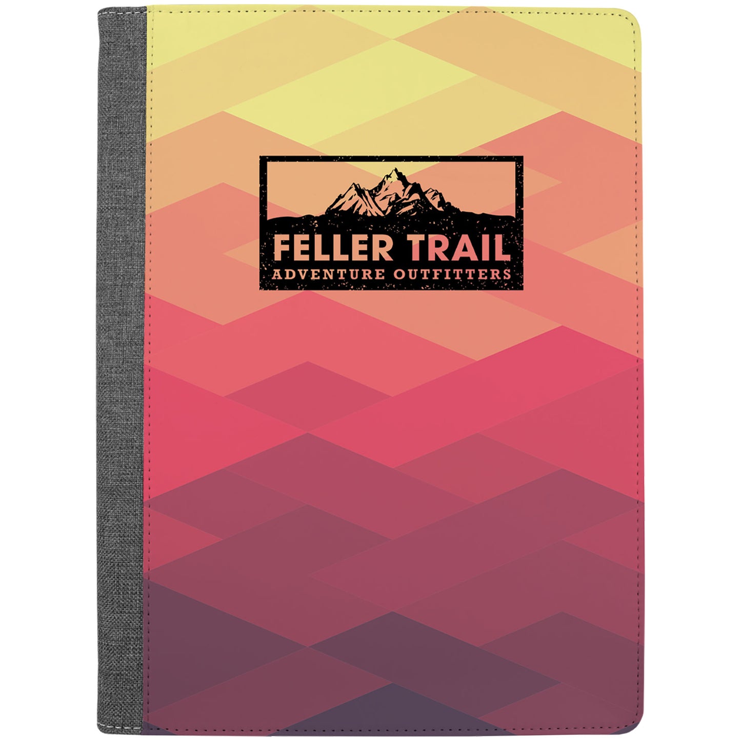 9 1/2" x 12" Portfolio Full Front Sublimation wth Note Pad