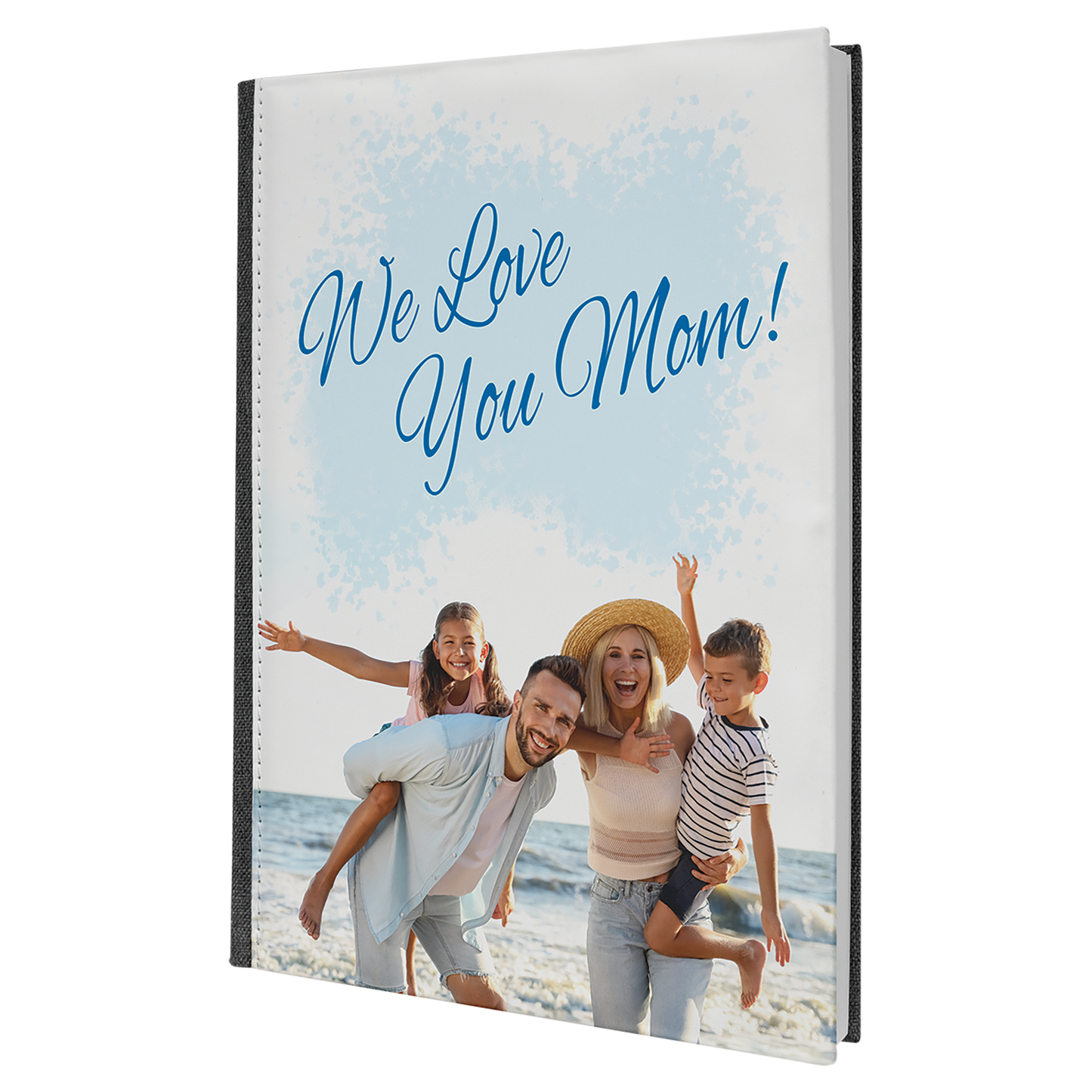 Customizable 7" x 9 3/4" Journal-White Lined Paper