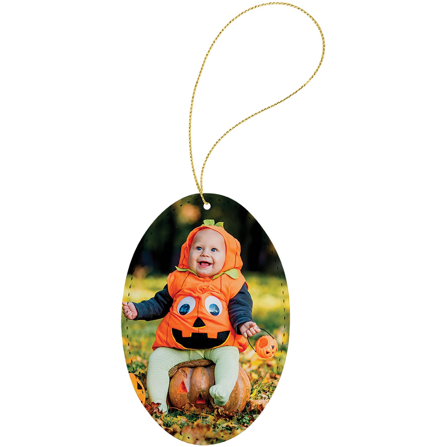 Customizable Color Ornament - Portrait Oval
