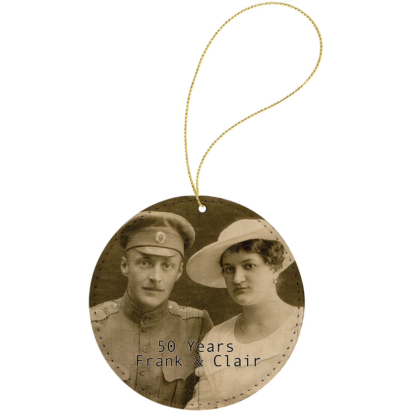 Customizable Color Ornament - Round