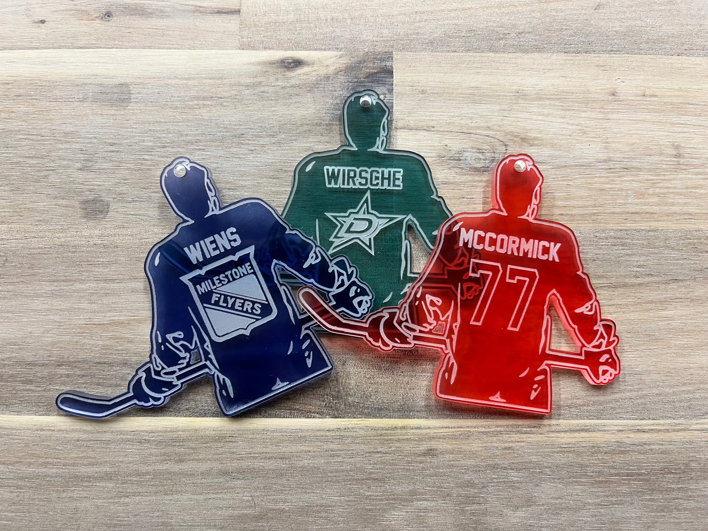 Customizable Hockey Ornament