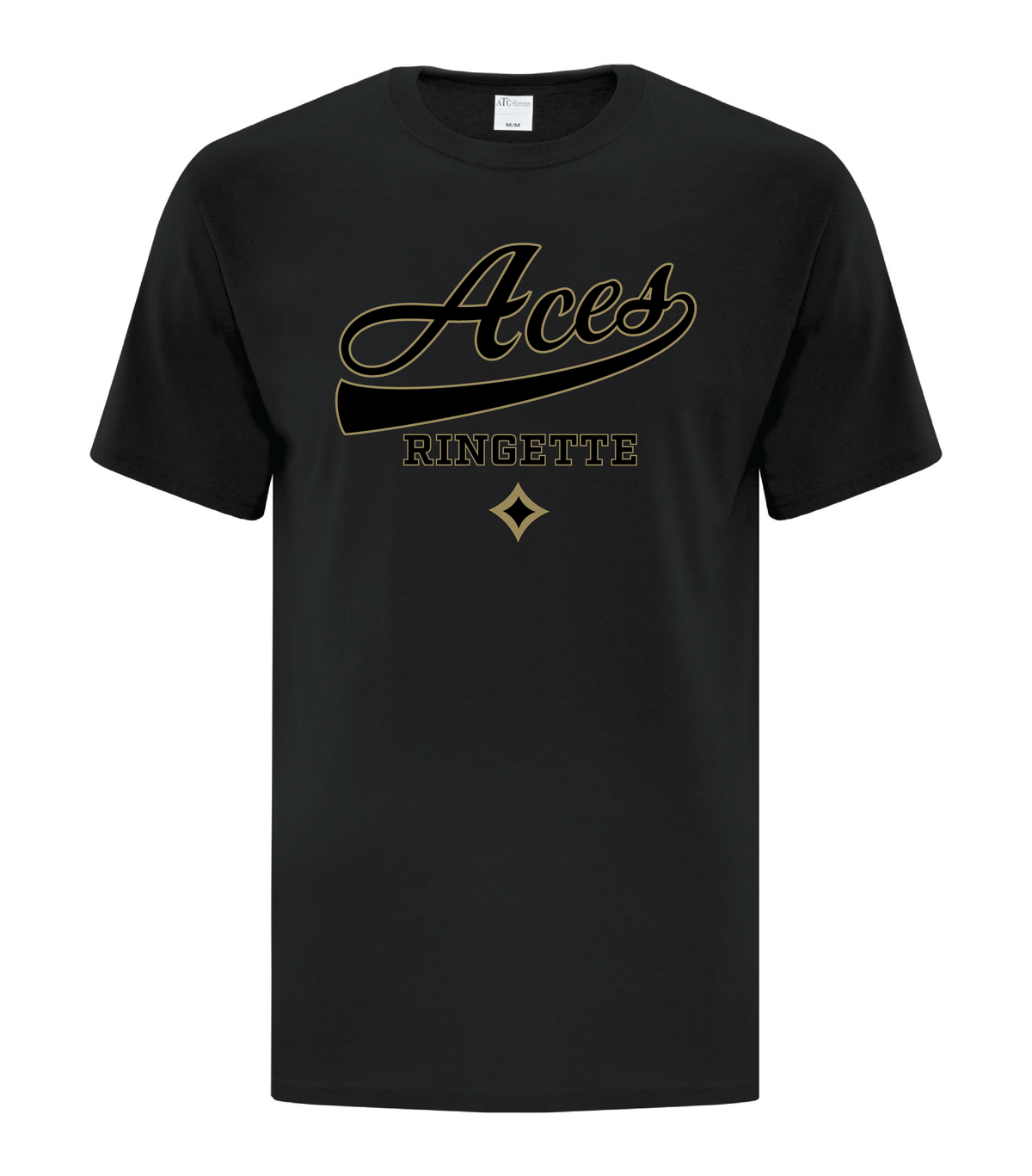 Aces Ringette - Youth and adult -  Curly Logo - Classic Gym Tee