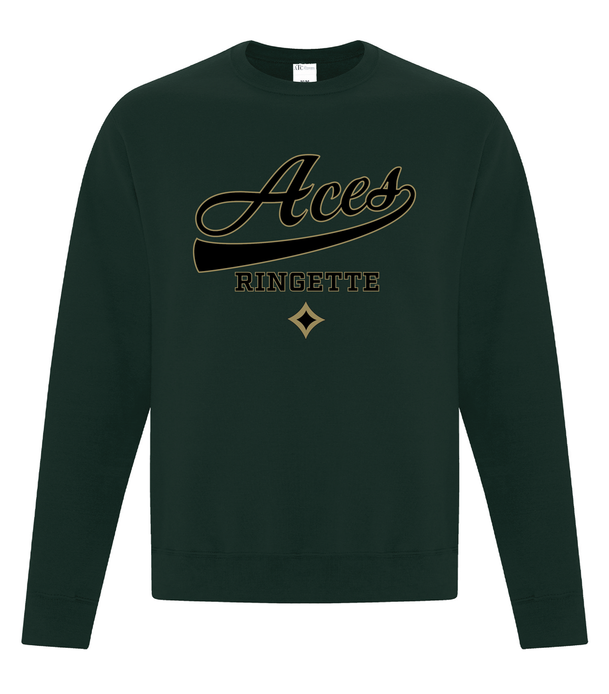 Aces Ringette - Crewneck - Curly Logo (Adult and Youth)