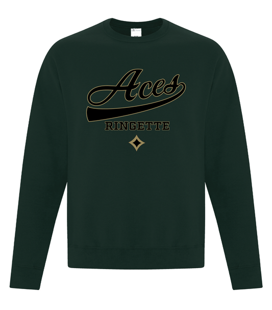 Aces Ringette - Crewneck - Curly Logo (Adult and Youth)