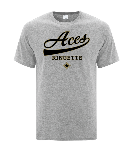 Aces Ringette - Youth and adult -  Curly Logo - Classic Gym Tee