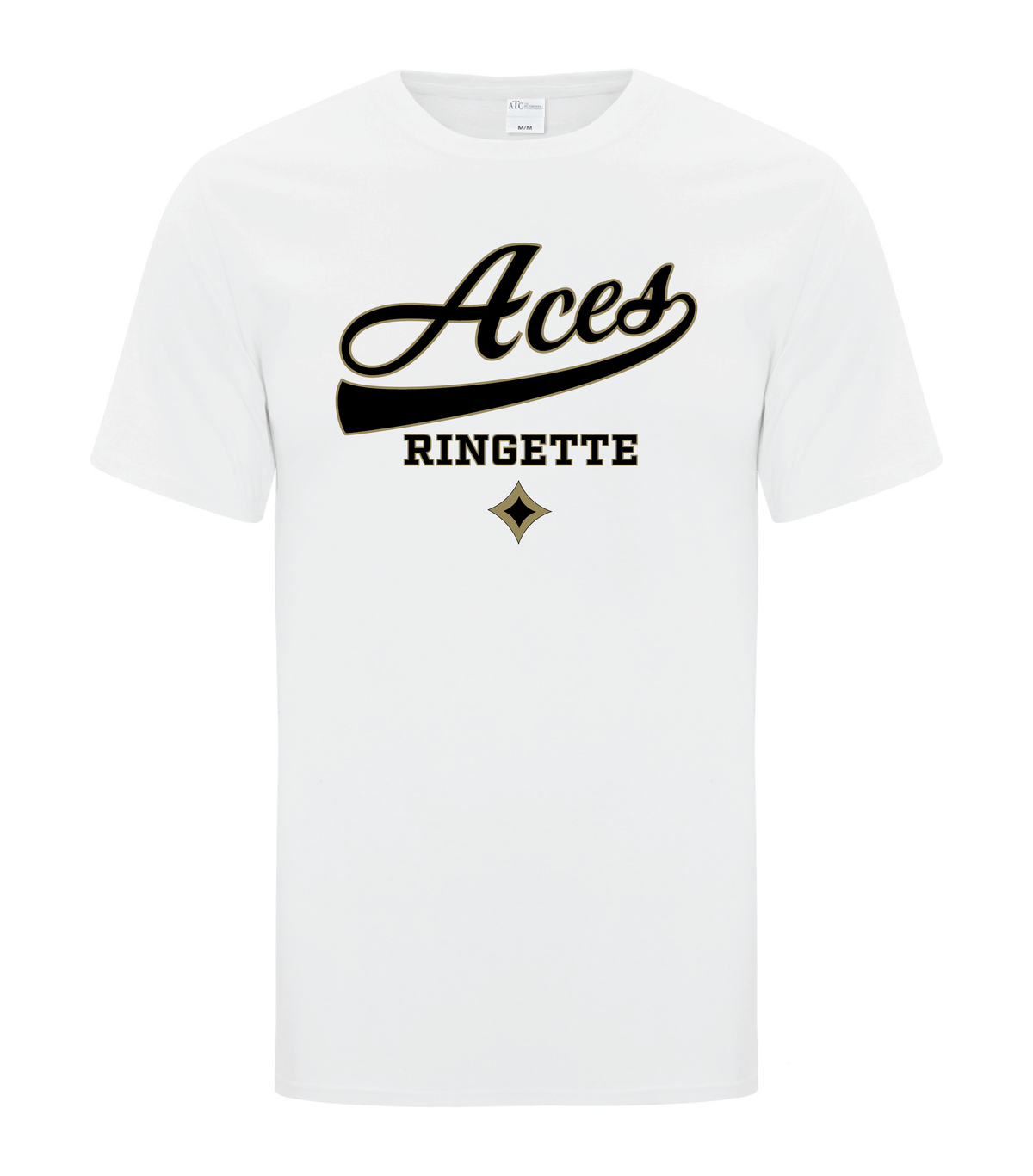 Aces Ringette - Youth and adult -  Curly Logo - Classic Gym Tee