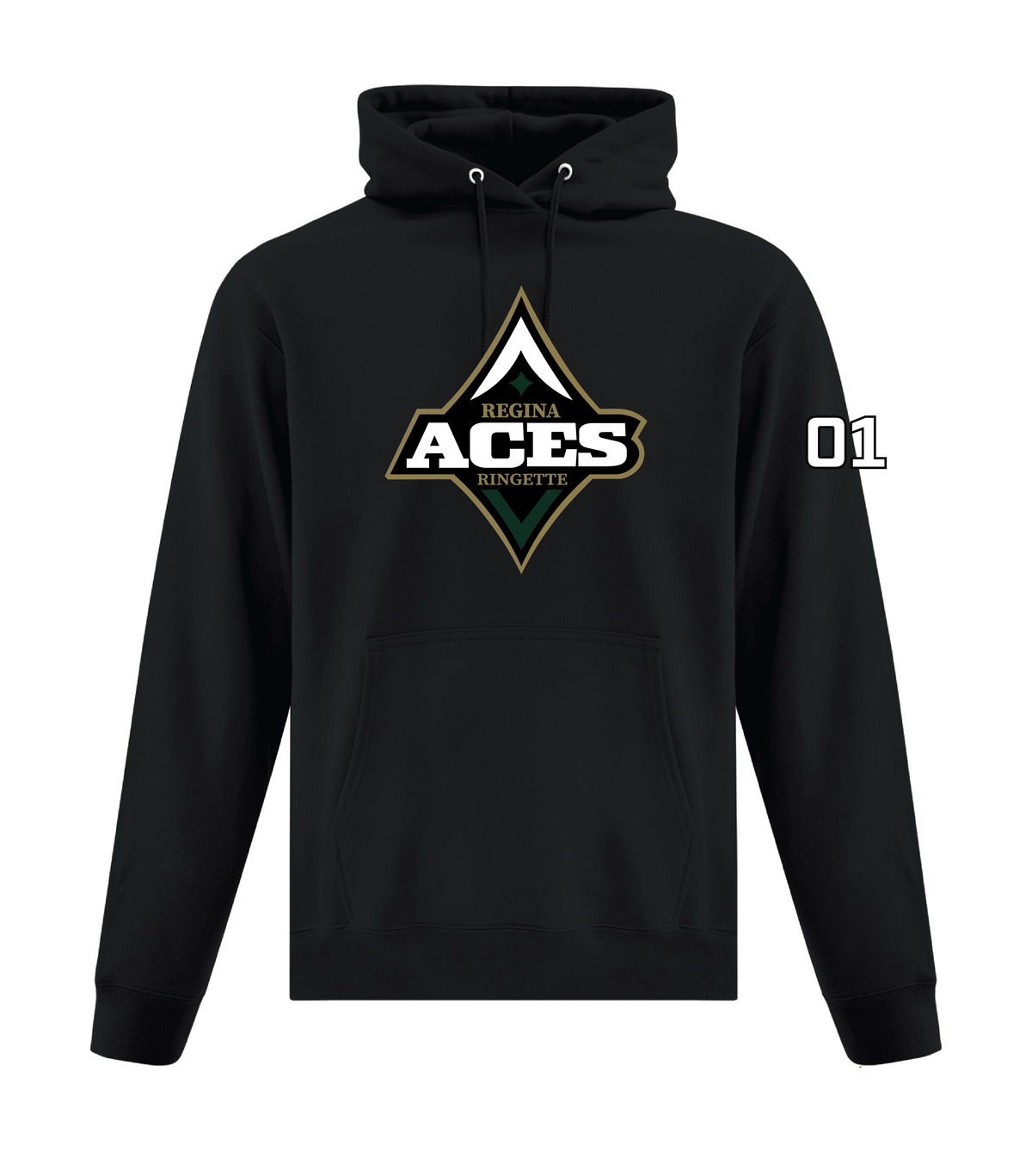 Aces Ringette - ATC Hoodie - Aces Logo ( Adult and Youth)