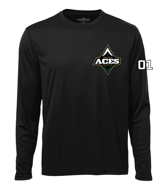 Aces Ringette - Base Layer Long Sleeve - Youth and adult