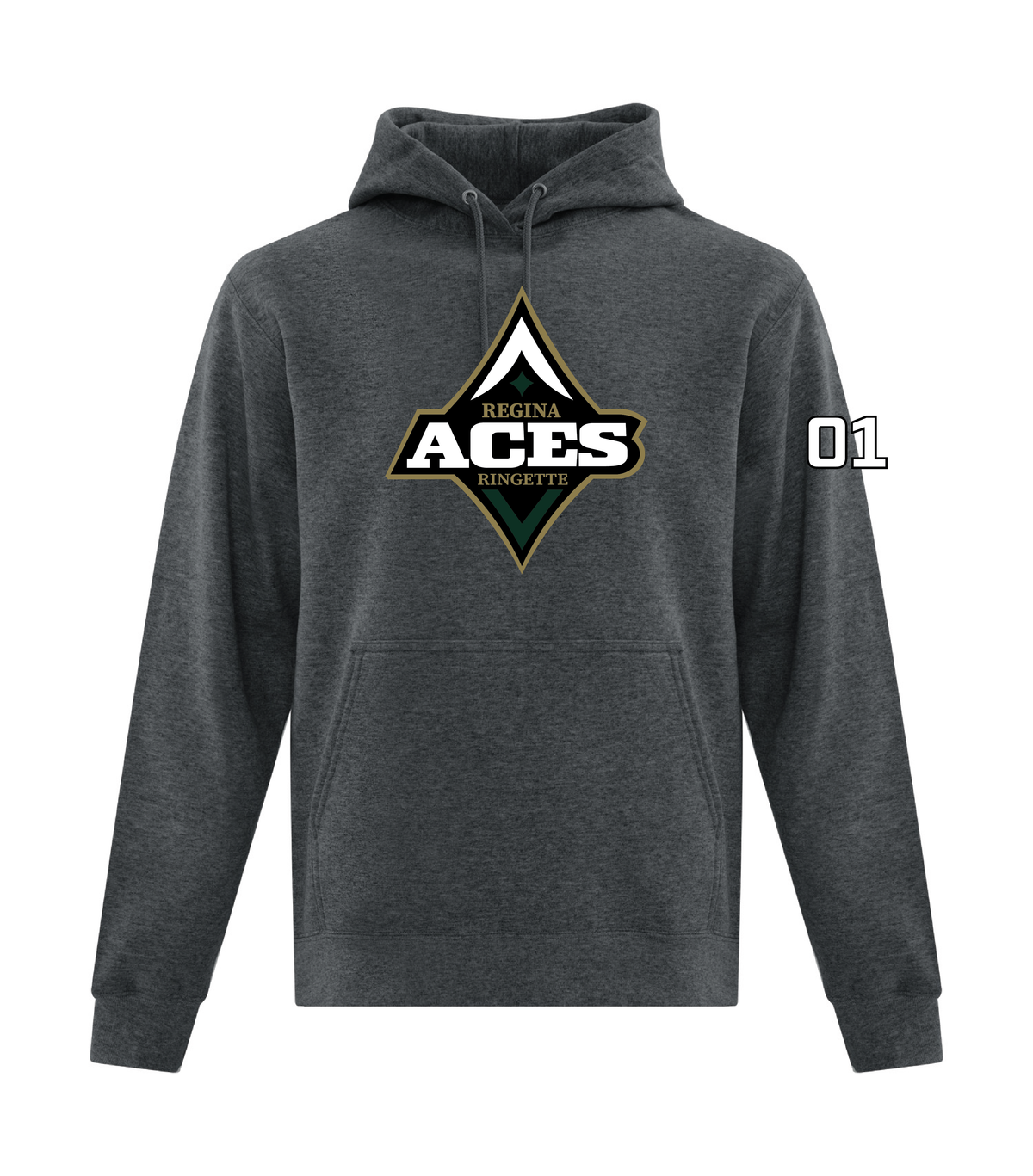 Aces Ringette - ATC Hoodie - Aces Logo ( Adult and Youth)