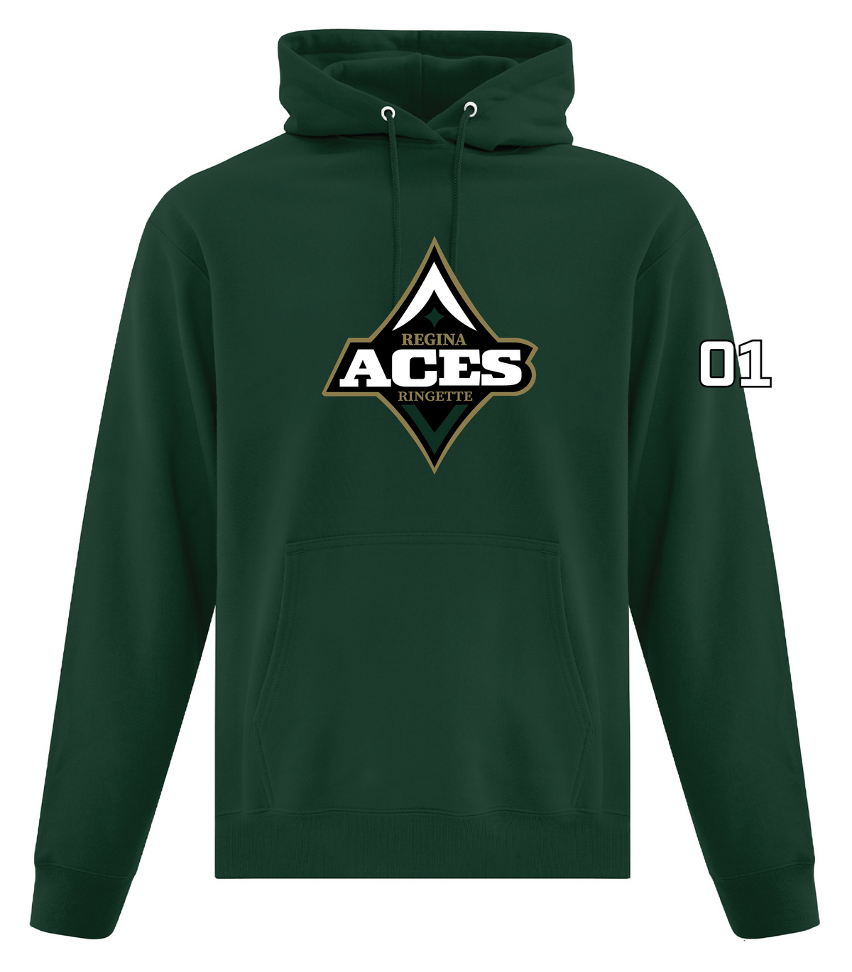 Aces Ringette - ATC Hoodie - Aces Logo ( Adult and Youth)