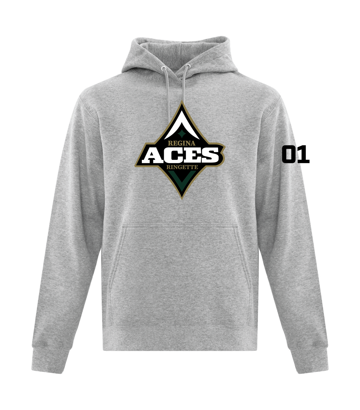 Aces Ringette - ATC Hoodie - Aces Logo ( Adult and Youth)