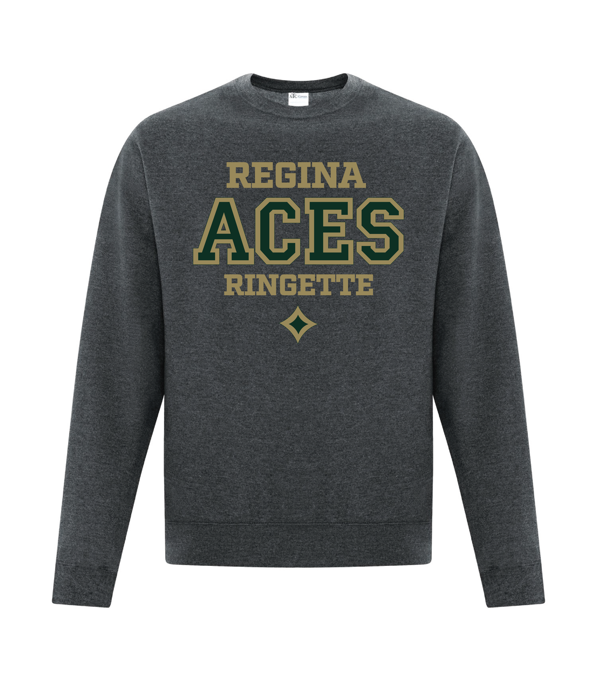 Aces Ringette - Crewneck - Varsity Logo (Adult and Youth)
