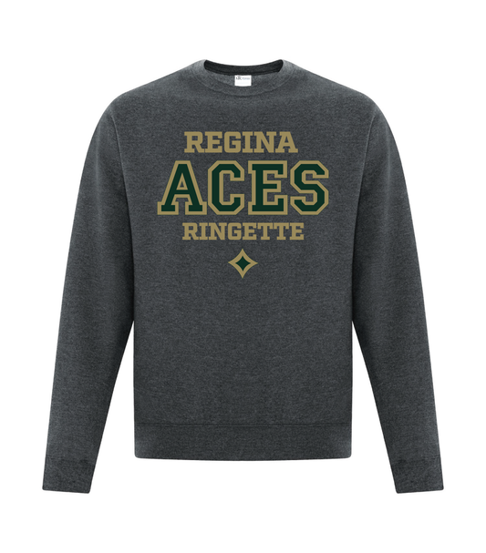 Aces Ringette - Crewneck - Varsity Logo (Adult and Youth)