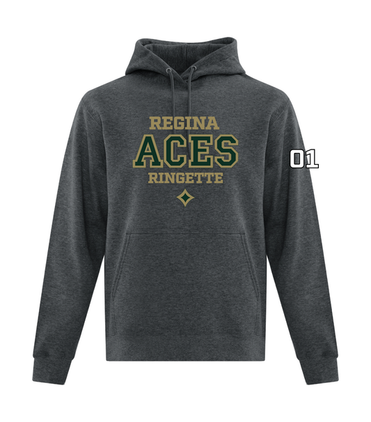 Aces Ringette - ATC Hoodie - Varsity Logo ( Adult and Youth)
