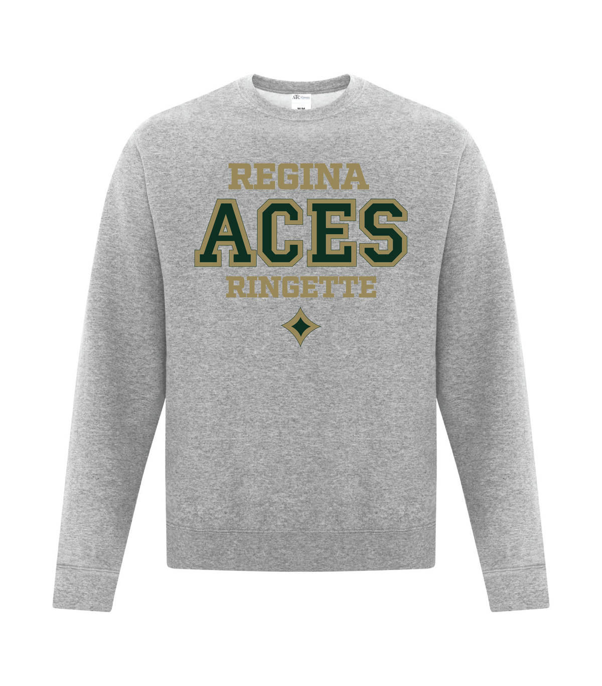 Aces Ringette - Crewneck - Varsity Logo (Adult and Youth)