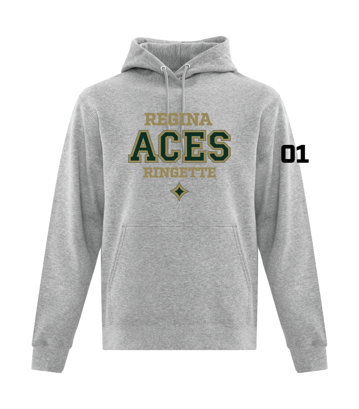 Aces Ringette - ATC Hoodie - Varsity Logo ( Adult and Youth)