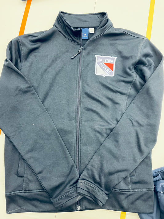 Hype Full Zip NAVY- Adult SMALL