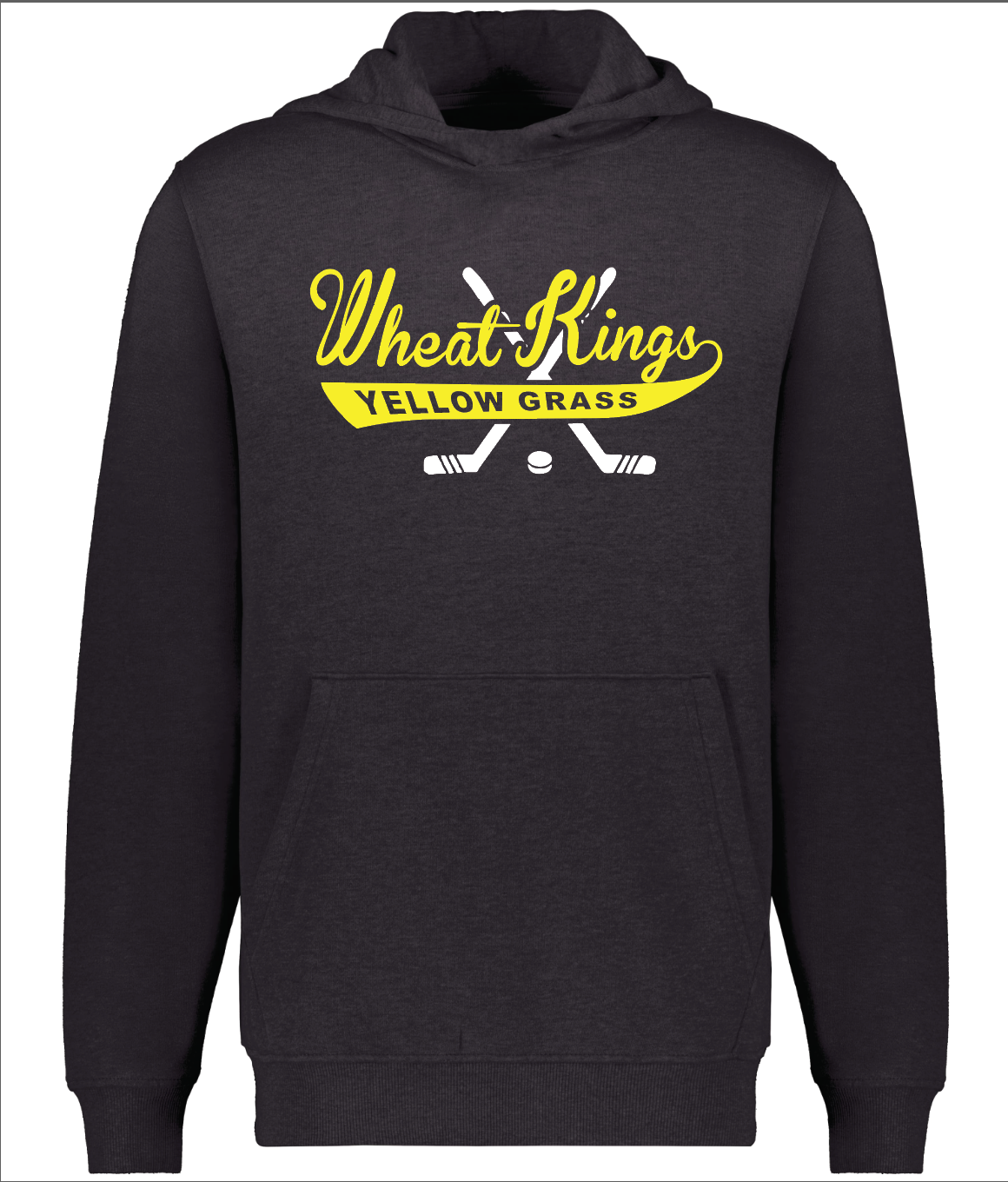 Wheat Kings - Holloway 60/40 Hoodie - " Font Only" Adult and Youth (Black or Grey)