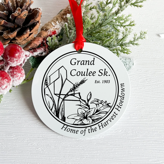 Christmas Ornament - Railway or Prairie Icons Graphic