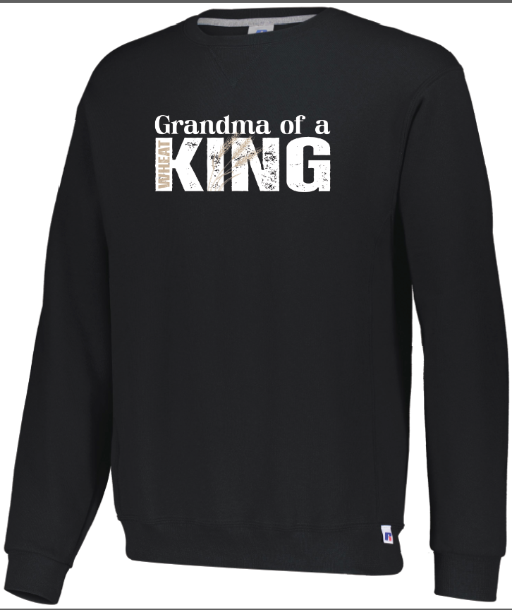 Wheat Kings - Crew Neck Sweater - GRANDMA OF A KING