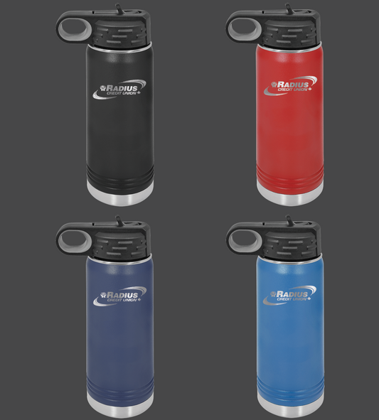 Radius - 20oz Engraved Water Bottle