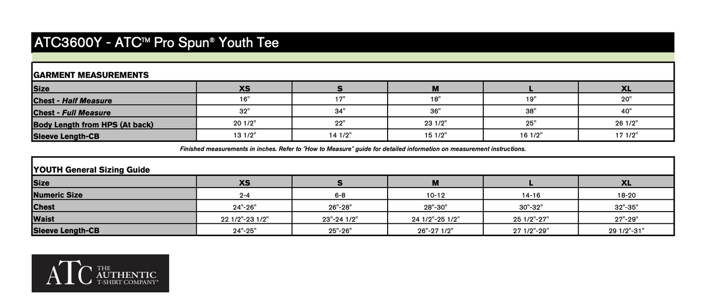 EWCS - T-Shirts - Option 1 ( Two Types of T-shirt) YOUTH