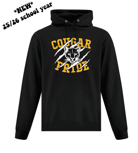 Cougars Store - ATC Hoodie - Cougar Pride with Cat ( Adult and Youth)