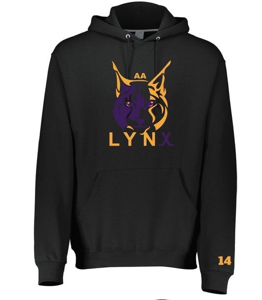 Russell hoodie - Adult Sizes - LYNX LOGO