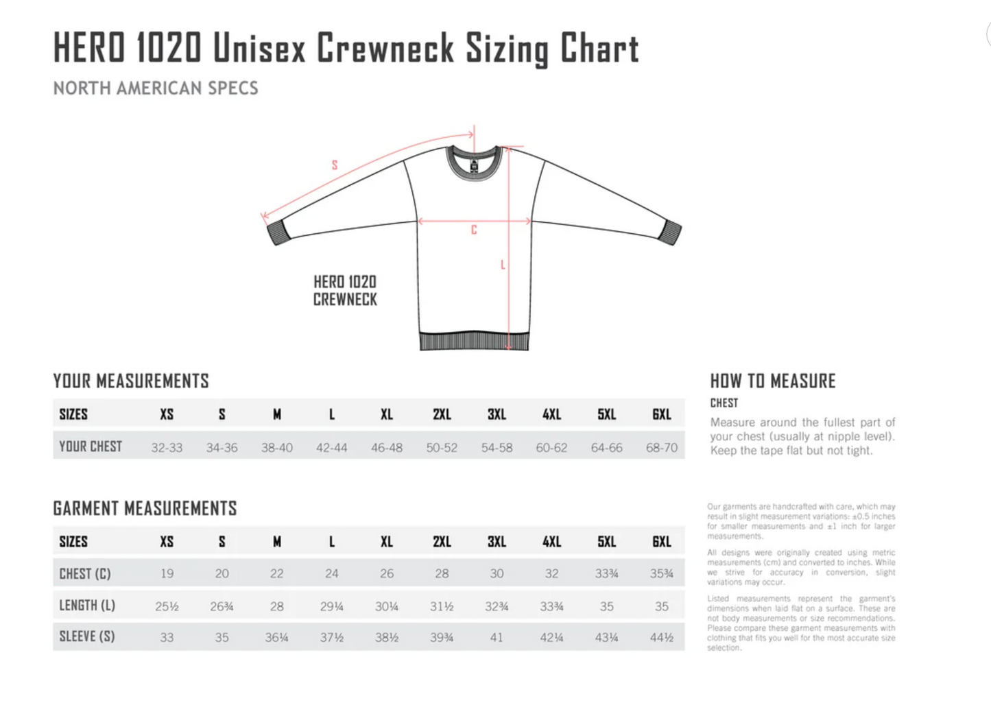 Just like Hero - Adult and Youth Sizes - Crewneck