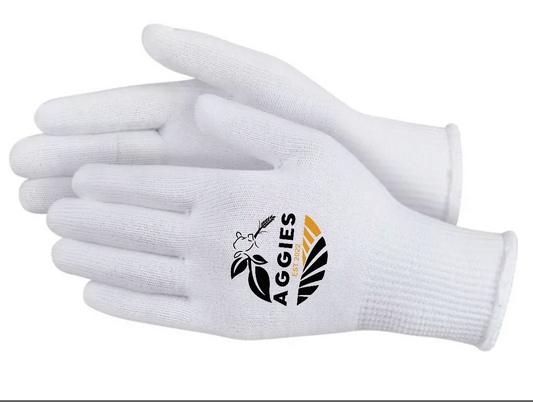 Aggies - White cotton gloves