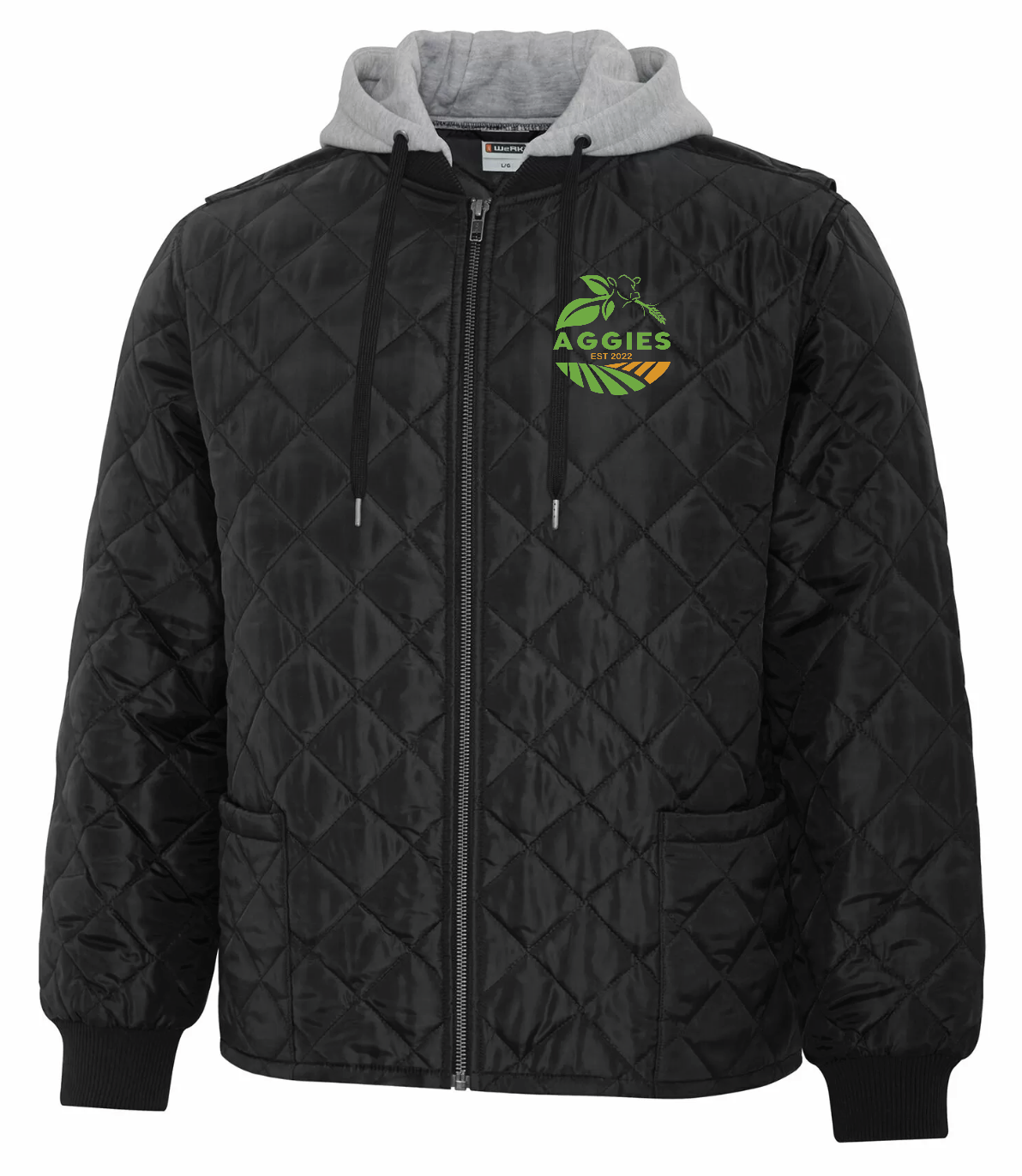 Aggies - ATC WeRK™ QUILTED HOODED FREEZER JACKET - 2 logo options