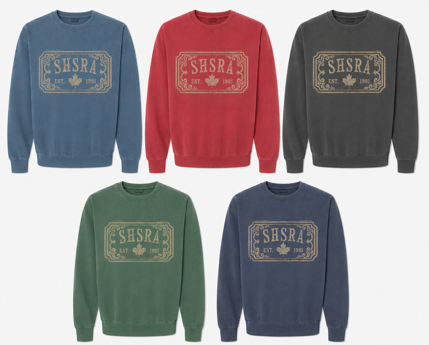 SHSRA - Vintage Crewneck - Buckle Style ( Adult)