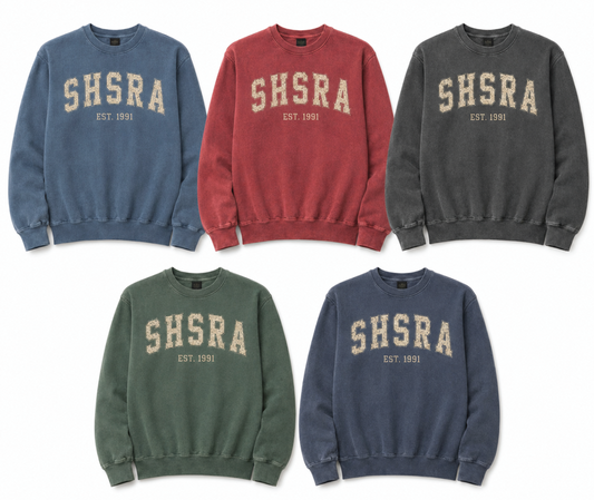 SHSRA - Vintage Crewneck - Varsity Style ( Adult)